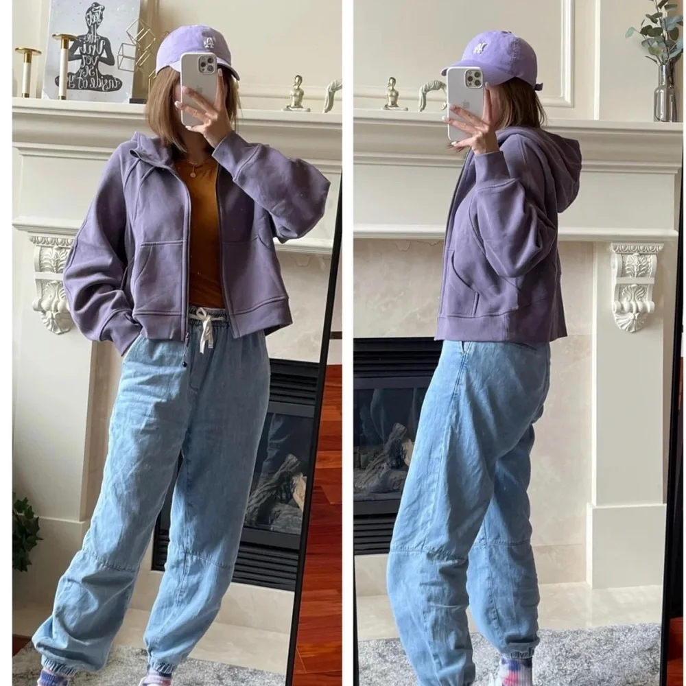 Lululemon full zip scuba size XS/S dust lavender